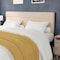 Flash Furniture Cream Tufted Fabric Upholstered King Headboard TW-3WLHB21-W-K-GG - alternate 6